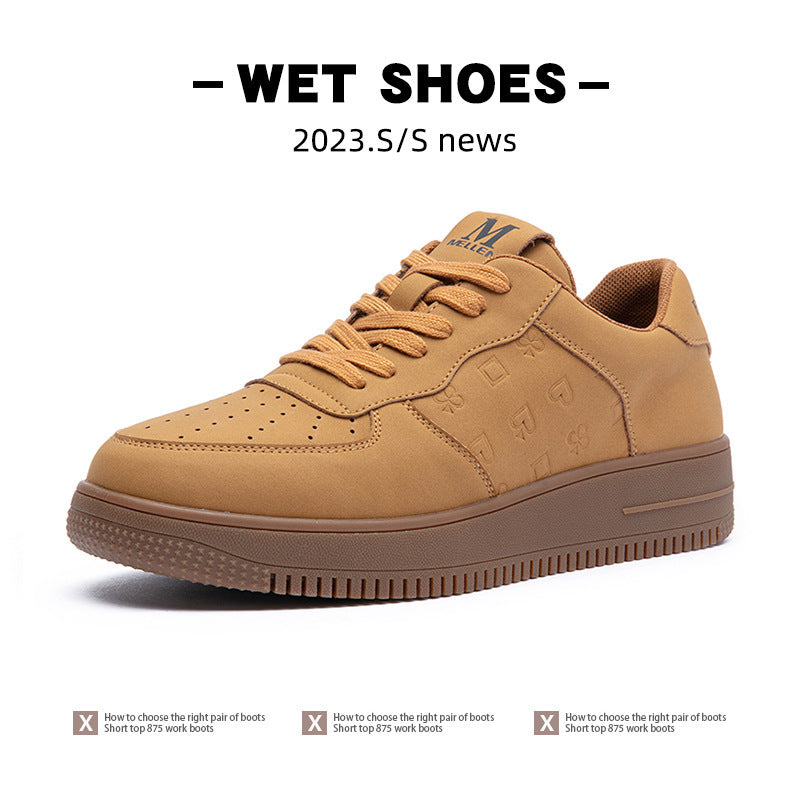 Men's Large Retro Plus Size Breathable Mesh Casual Shoes
