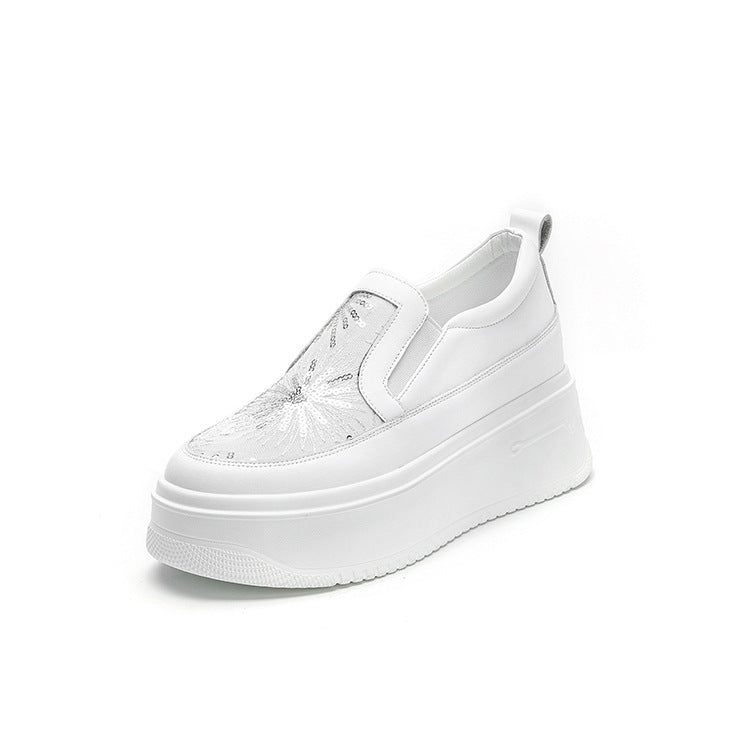Women's Korean Style Heightened Pumps Thick Bottom Women's Casual Shoes