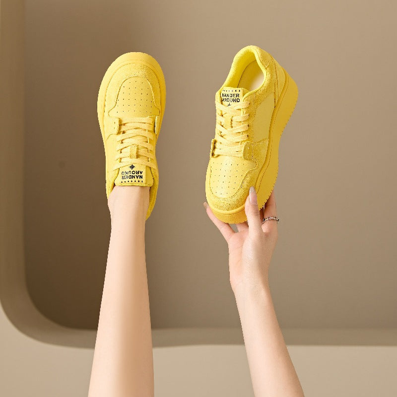Women's Height Increasing Board Summer Thick Bottom Sneakers