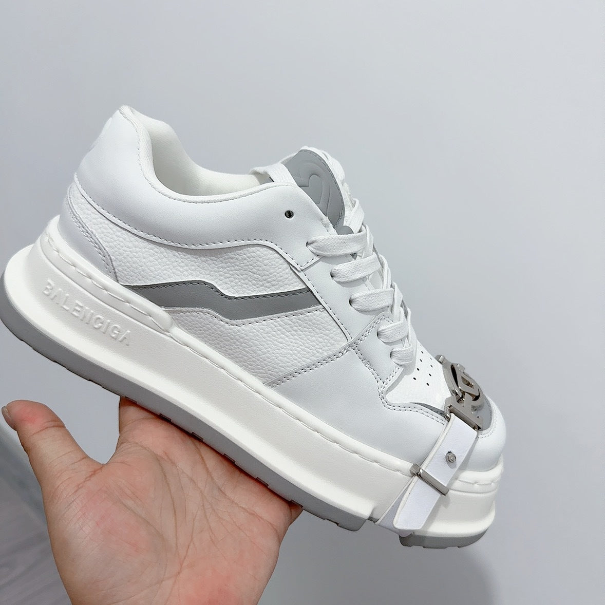 Men's Low Top Korean Fashion Spring Square Sneakers