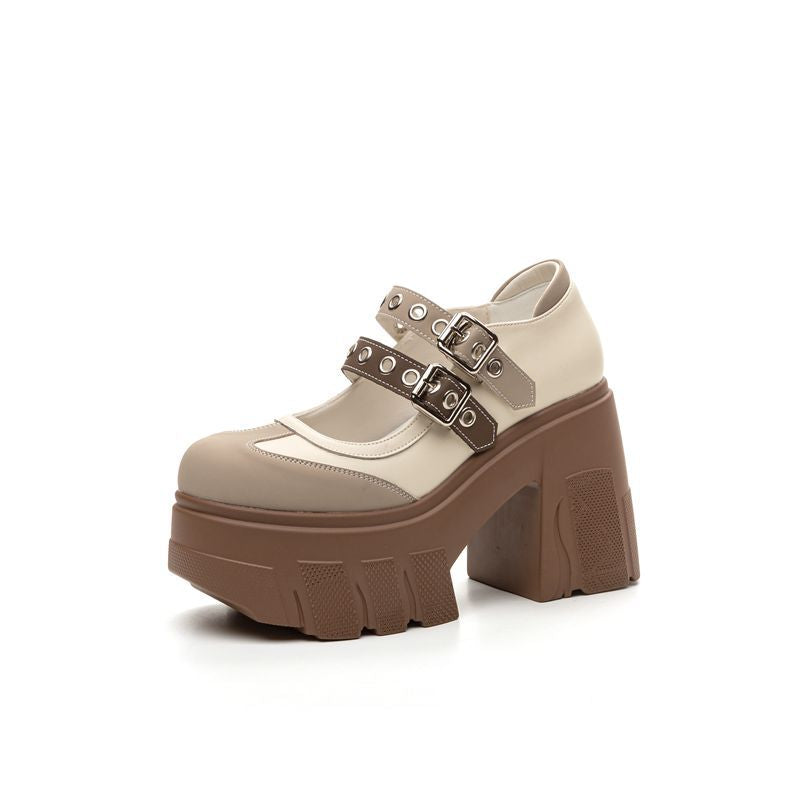 Women's Mary Jane Height Increasing Cm Muffin Women's Shoes