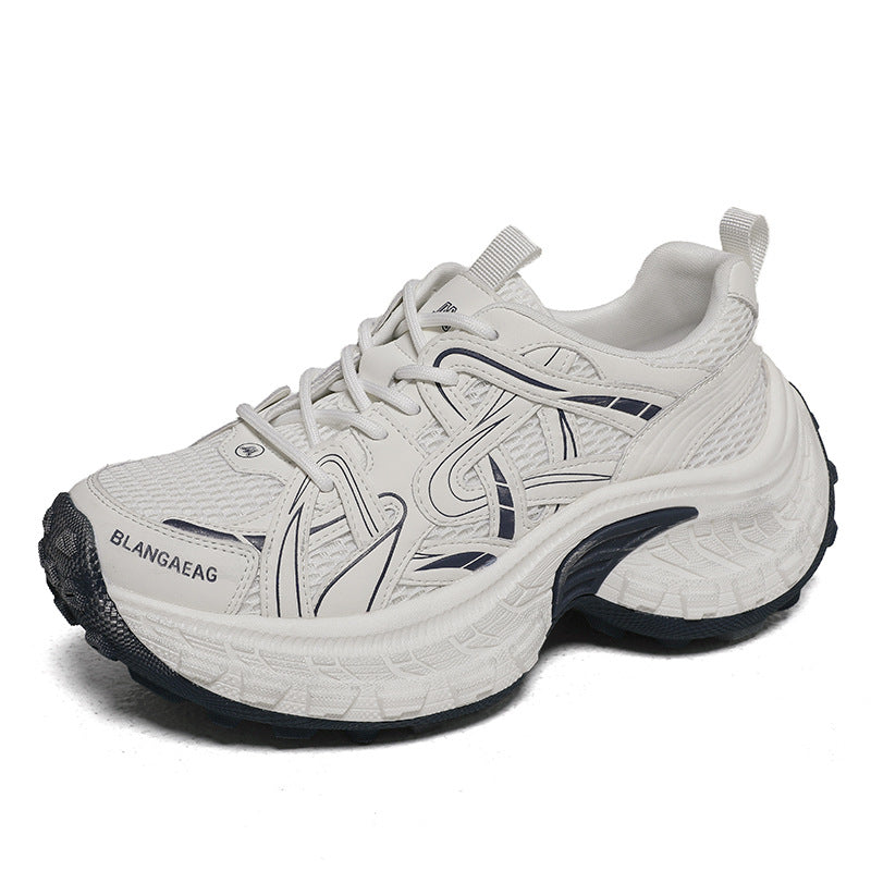 Women's Korean Style Street Niche Durian Retro Women's Sports Shoes