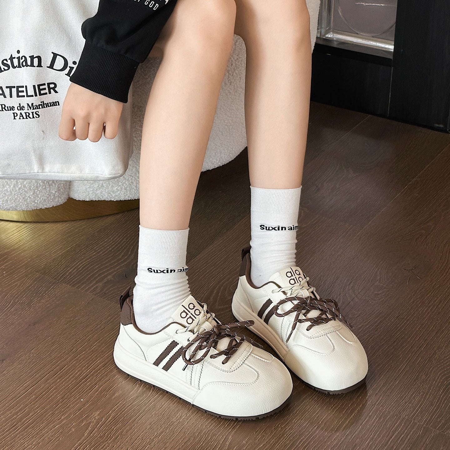 Women's Genuine Platform German Training Autumn Lightweight Women's Casual Shoes