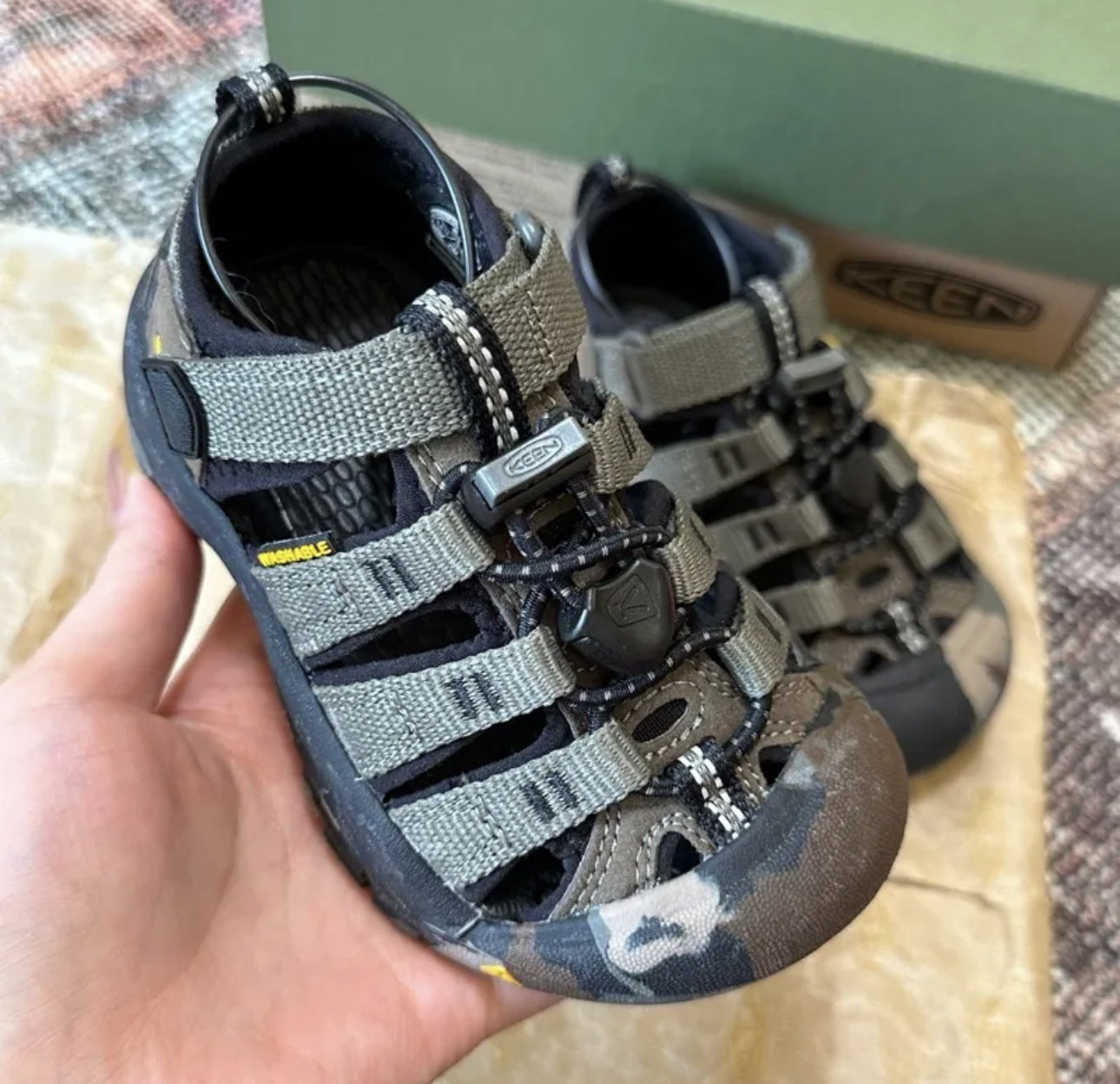 Children's Summer Outdoor Closed Toe Middle Big Kid's Sandals