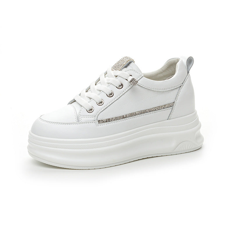 Women's Height Increasing Insole Versatile Sports Korean Style Casual Shoes