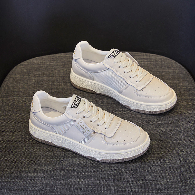 Women's & Men's White Summer Versatile Breathable Sports Board Men's Shoes