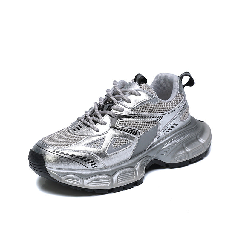 Women's Dad Fashionable Spring Korean Style Thick Sneakers