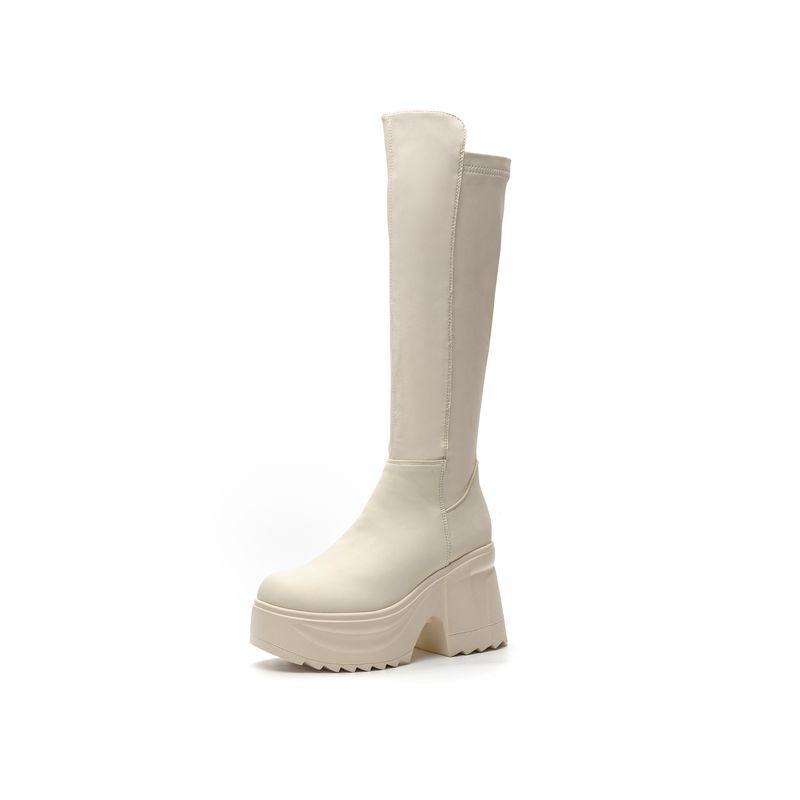 Women's Increasing Stretch Thin High Tube Over Boots