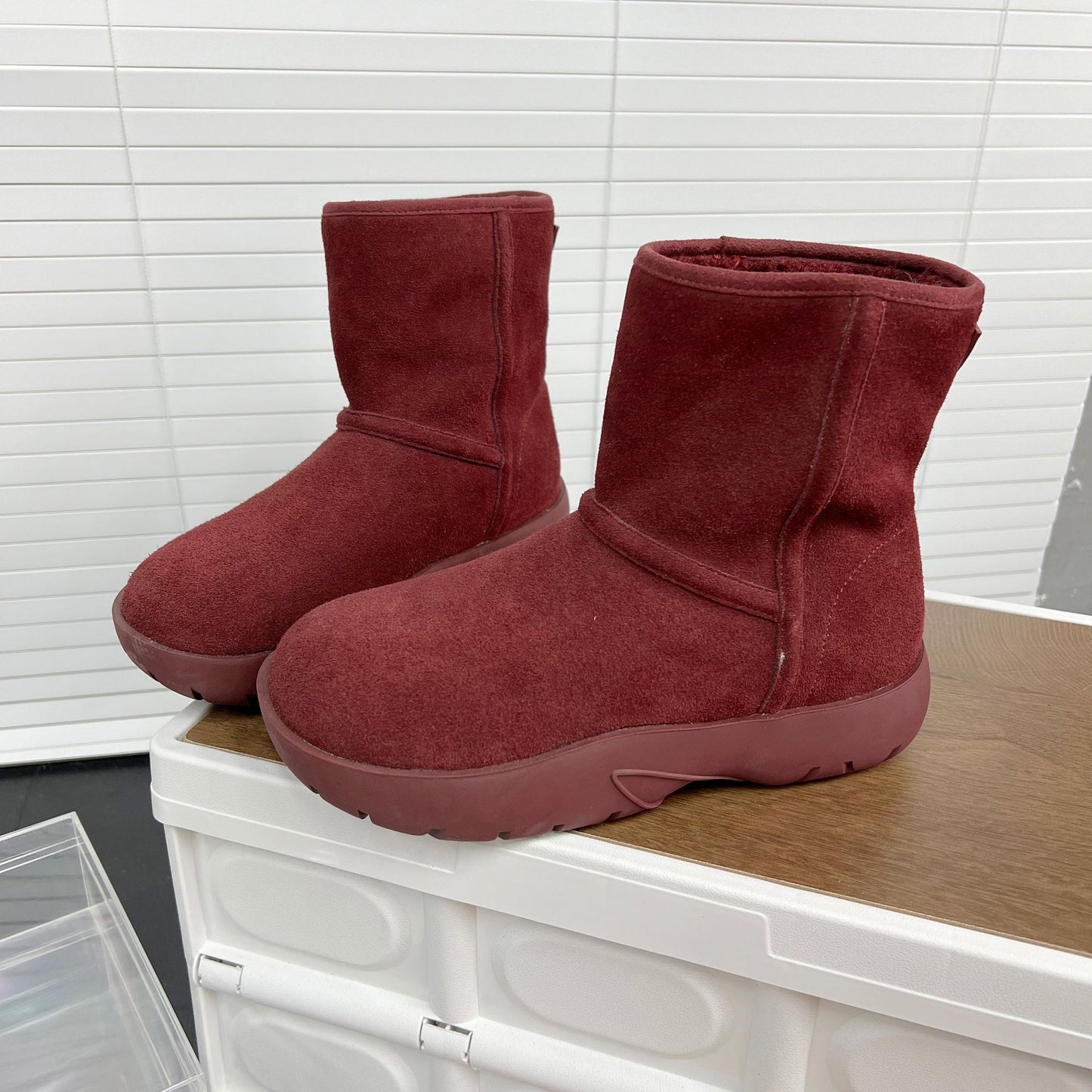 Fashion Female Winter Round Head Soft Bottom Wild Snow Boots