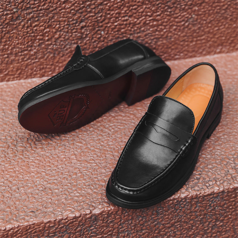 Men's Beautiful Slip-on Business Soft Bottom Leather Shoes
