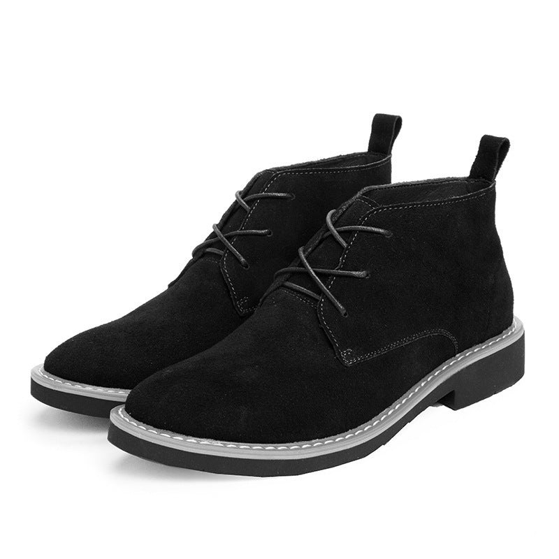 Men's Plus Size Suede British Style Business Leather Shoes