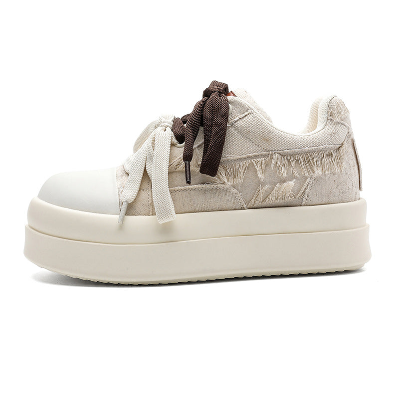 Platform Versatile Invisible Height Increasing Insole Bread Sneakers