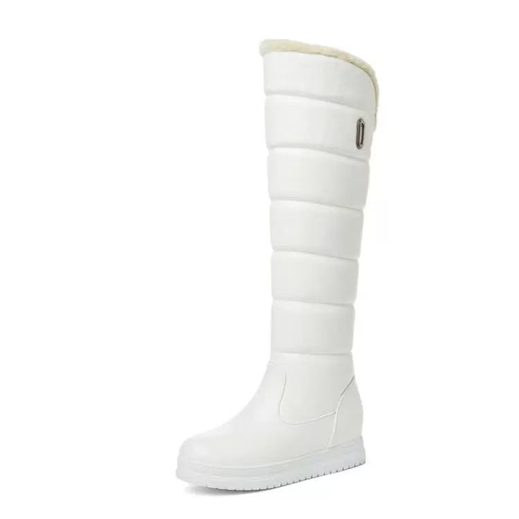 Women's Step-in Large Size Warm Winter Side Women's Snow Boots