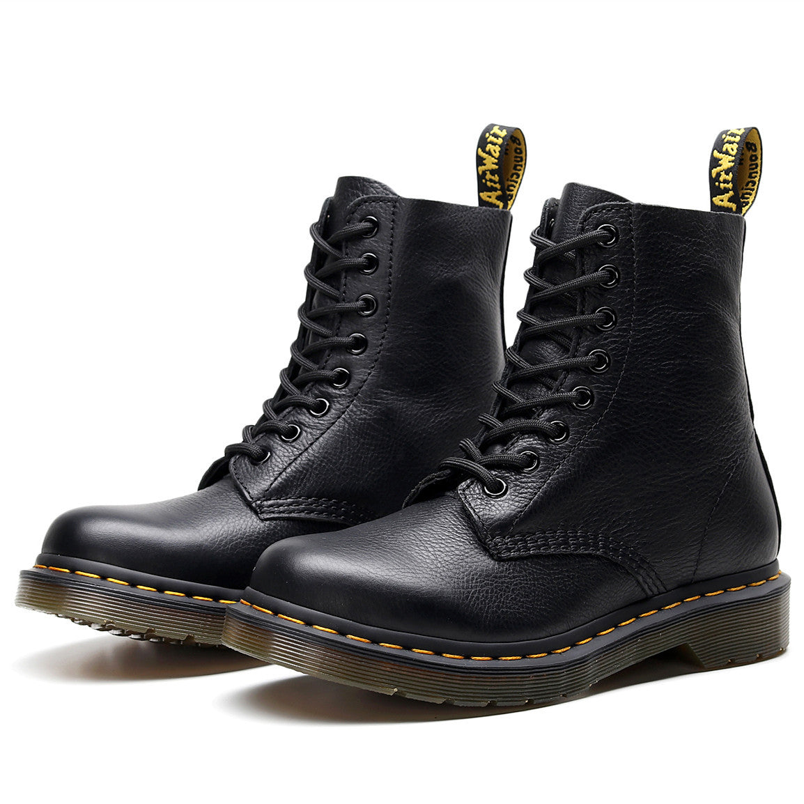 Women's & Men's Martin Motorcycle Slit Beads Couple Ankle Round Head Plus Women's Leather Boots