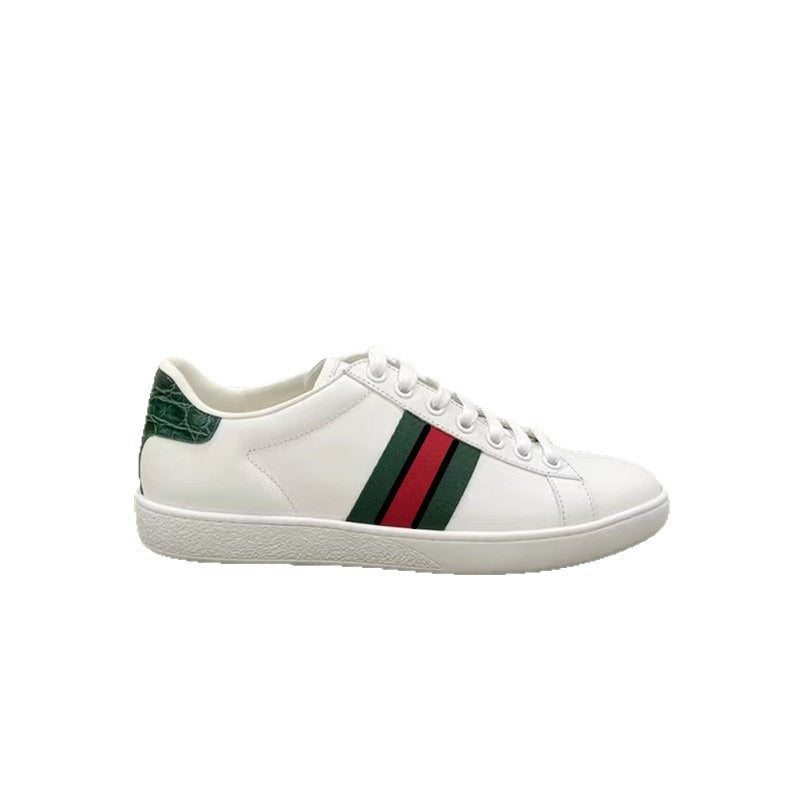 Women's & Men's Embroidered White Bee Breathable Women's Casual Shoes
