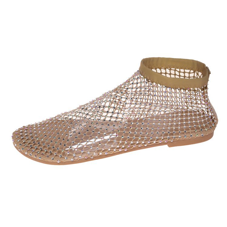 Women's Plus Size Fishnet Stockings Hollow Out Sandals