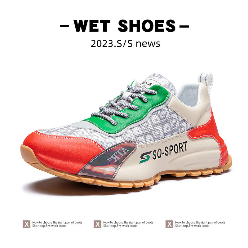 Men's Oversized All-inclusive Summer Mesh Thick Sole Sneakers