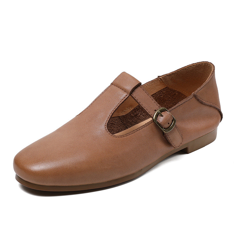 Women's French Small Spring Mary Jane Soft Bottom Women's Shoes