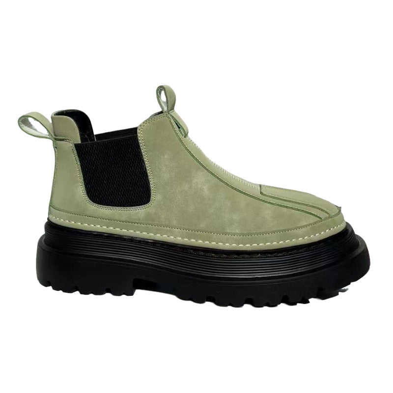 Men's Korean Style Versatile Height Increasing Fashion Martin Ankle Sneakers