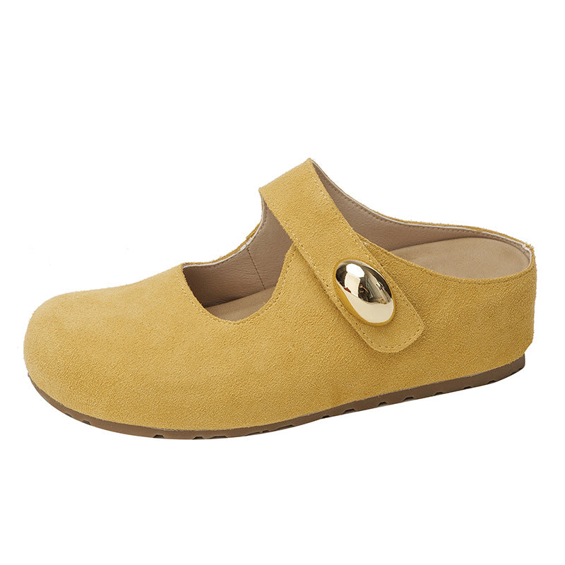 Women's Large Round Toe Soft Adorable Thick Bottom Slippers