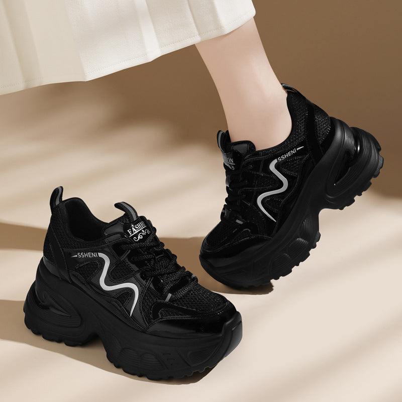 Women's High-grade Dad Thick Bottom Lightweight Mesh Casual Shoes