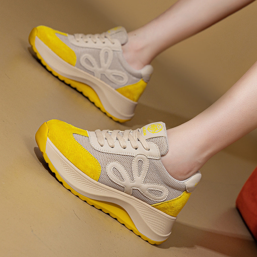 Women's Breathable Mesh Fitness Sports Soft Bottom Not Casual Shoes