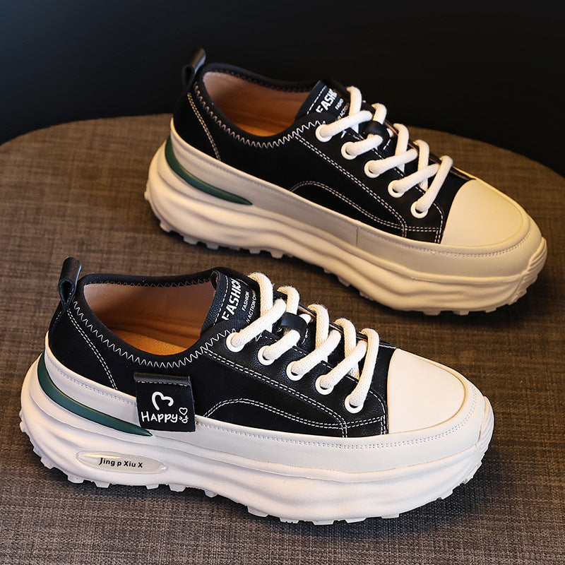 Women's White Spring Flat Sports Foam Light Women's Casual Shoes