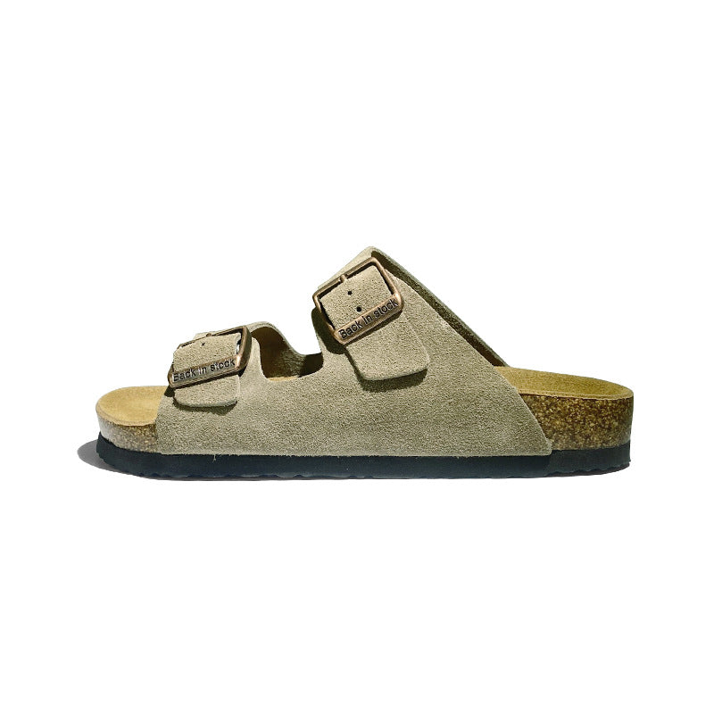 Thick Bottom Fishing Summer Soft Double Buckle Sandals