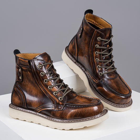 Men's Oversized Vintage Martin American Ankle Outdoor Boots