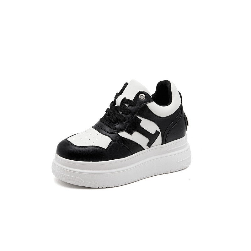 Women's Height Increasing Insole Spring Thick Bottom Breathable Women's Shoes