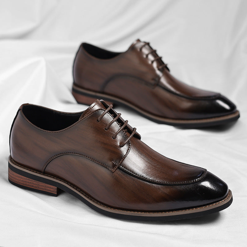 Men's Plus Size Fashion Business Formal Wear Leather Shoes