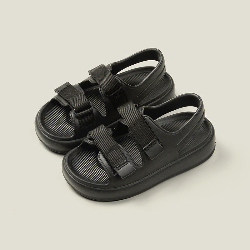Children's Cheerful Mario Summer Ribbon Middle Big Kid's Shoes