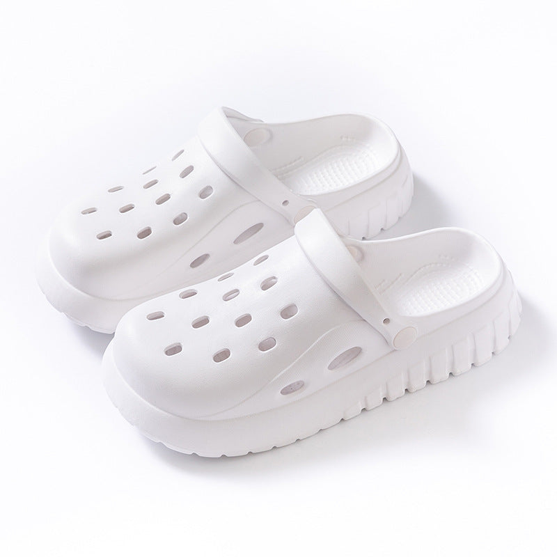 Women's Hole Summer Thick Bottom Increased Outer Women's Shoes