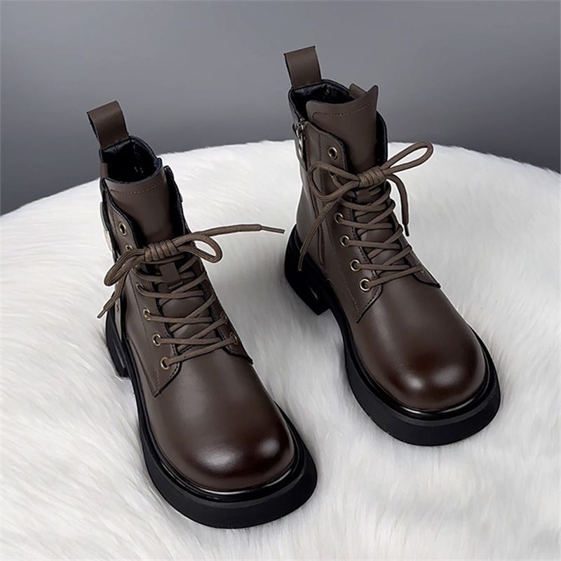 Martin Female British Style Super Hot Women's Leather Boots