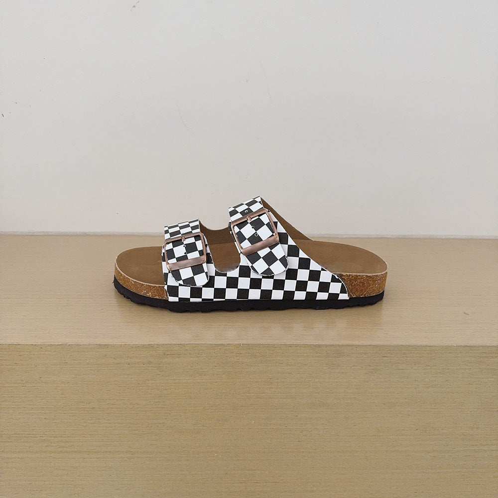 Women's Large Size Summer Round Head Leisure Slippers