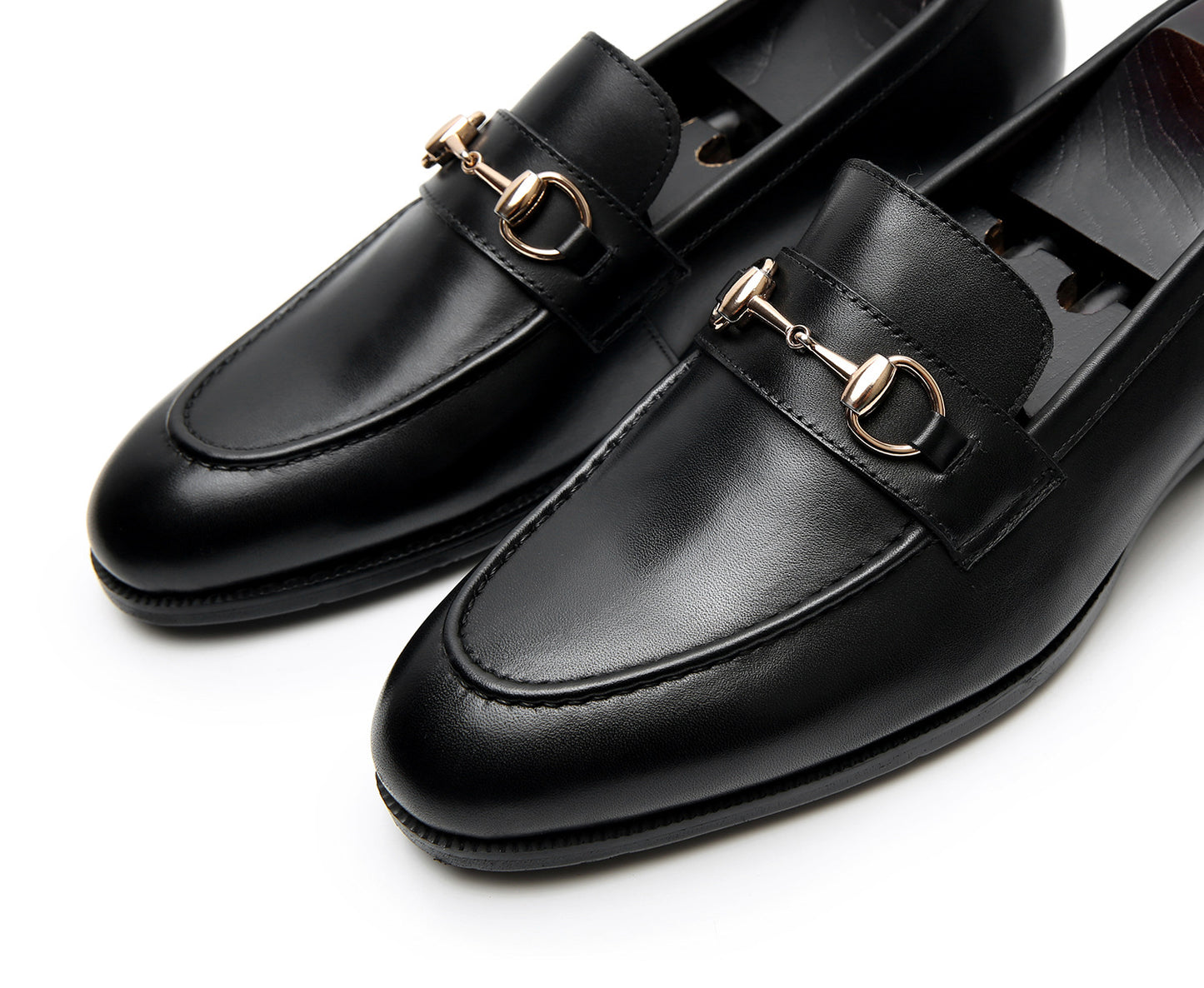 Men's Spring British Business Formal Wear Slip-on Leather Shoes