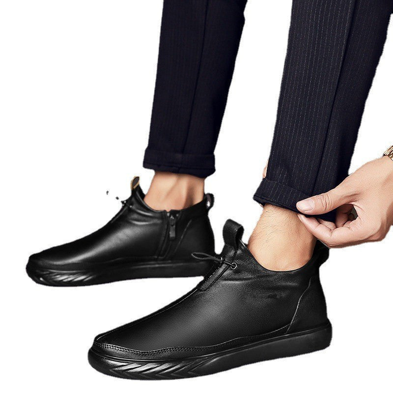 Men's With Veet Korean Style Trendy Soft Casual Shoes
