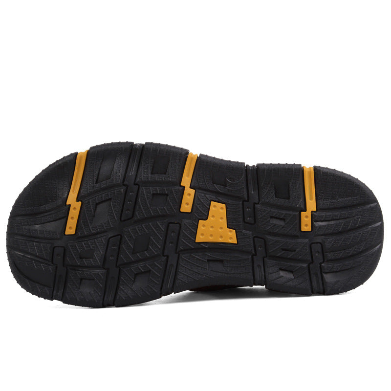 Men's Summer Soft Bottom Closed Toe Thick Sandals