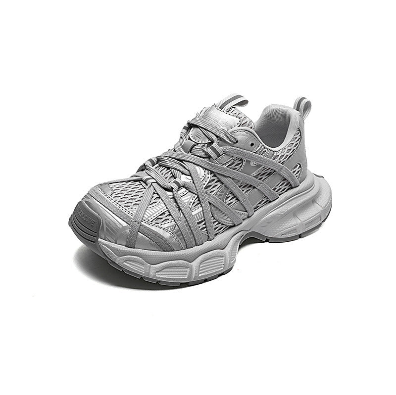 Women's Genuine Platform Dad Spring Heightened Fashion Light Sneakers