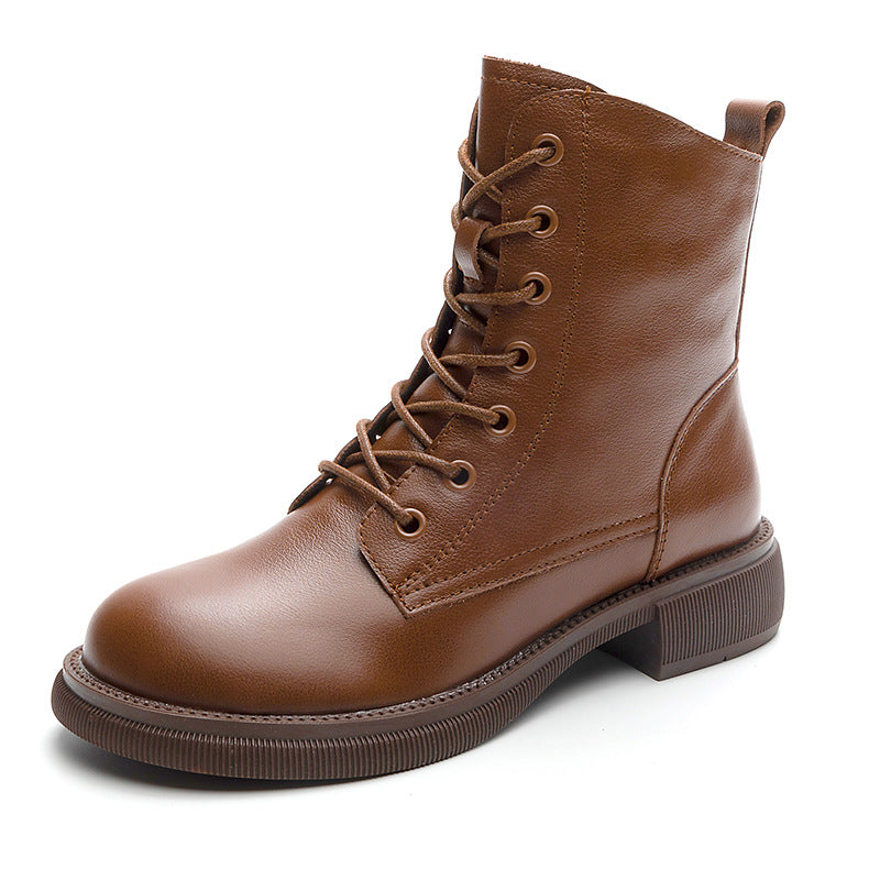Women's Martin Plus Size Short British Style Boots
