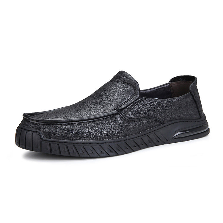 Men's Spring Sheepskin Daily Genuine Soft Bottom Leather Shoes