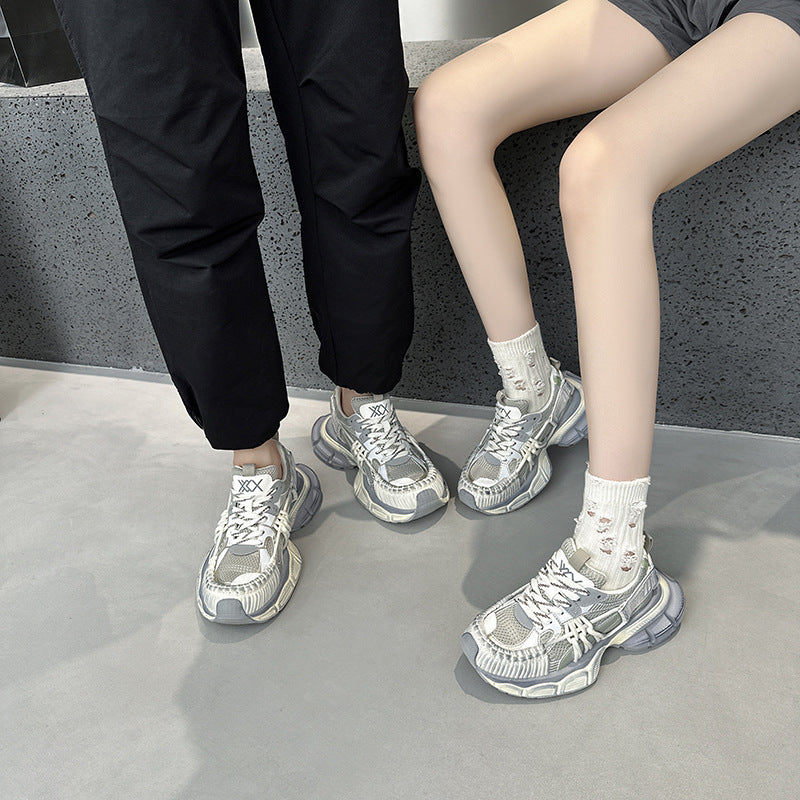 Women's Platform Dad Autumn Couple Korean Style Women's Sports Shoes