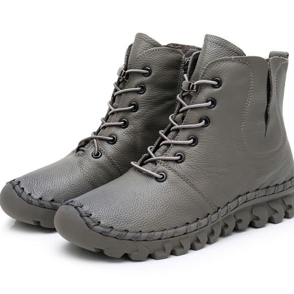 Women's For Short Spring Mother's Cotton Soft Boots