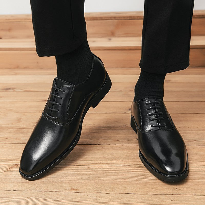 Men's Derby Genuine England Style Oxford Suit Leather Shoes
