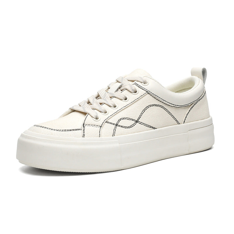 Men's Spring Trendy Breathable Cloth Sports Niche Sneakers