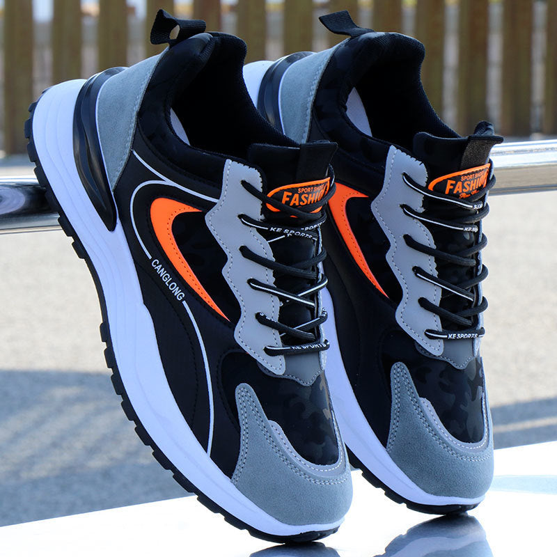 Men's Running Waterproof Sports Soft Bottom Wild Sneakers