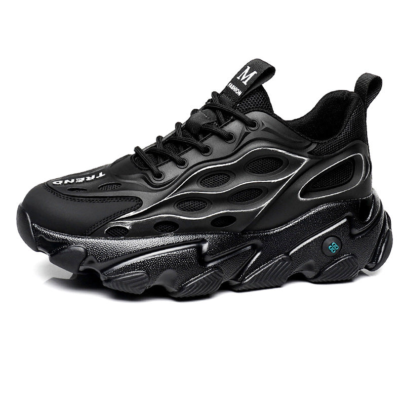 Men's Eagle Dell Dad Breathable Platform Black Extra Sneakers