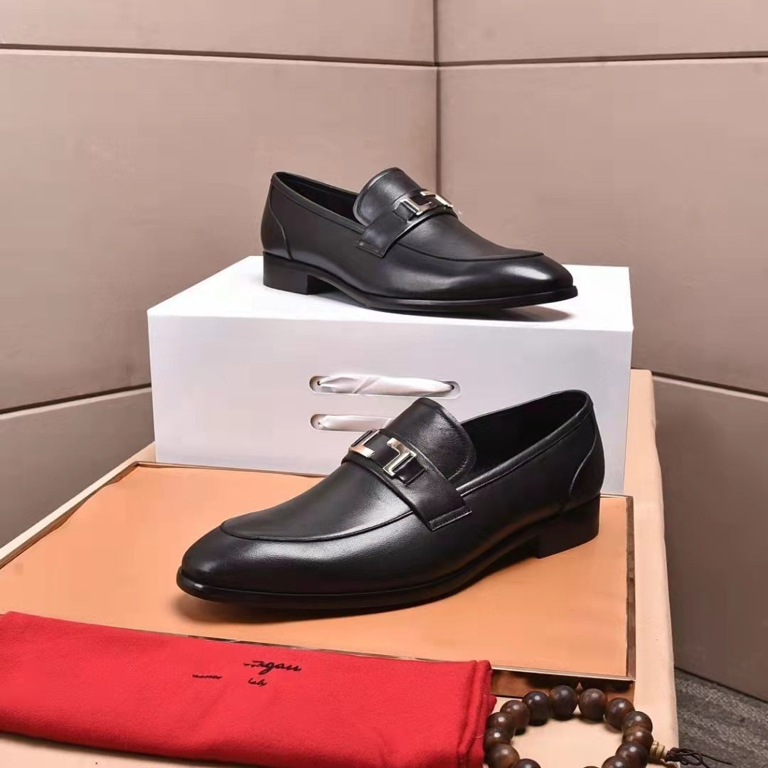 Men's Attractive Business Trend Imported Materials Leather Shoes