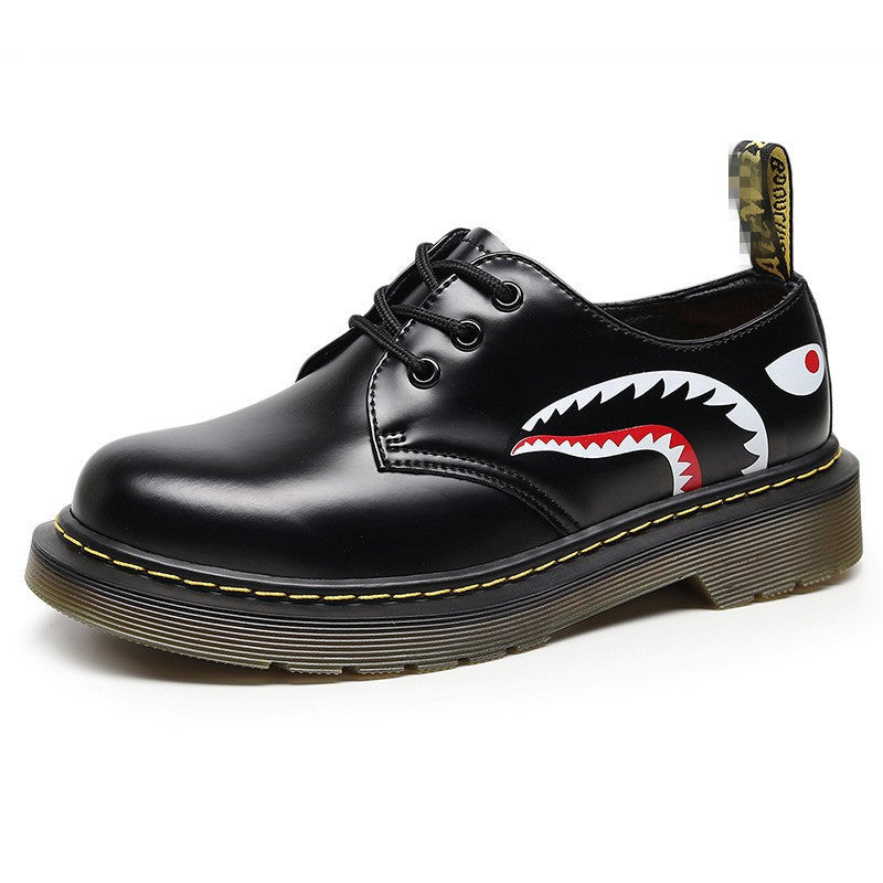Women's Name Martin Low-cut Genuine British Style Leather Shoes
