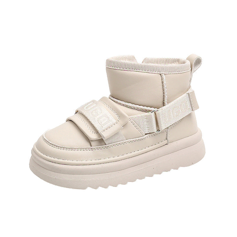Children's Winter Korean Fashion Boy's Cotton Waterproof Snow Boots